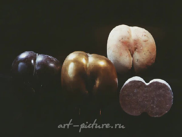 Без названия, 1978, шамот, бронза. Собственность автора