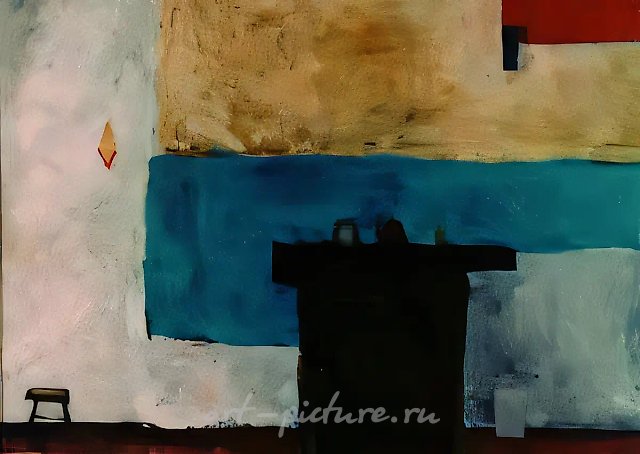 Интерьер, 1988, холст, масло, 100х80. Собственность автора