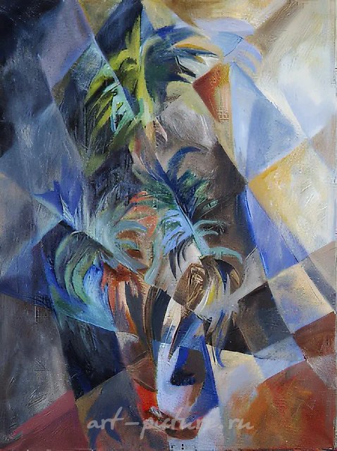 芦荟，1994年，布面油画，80×60