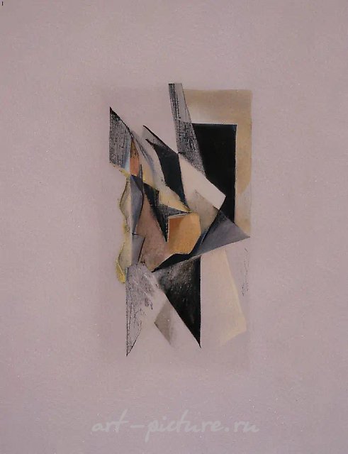 乐观三联画《生命已逝》。第三部分，1996年，纸本，粉彩，70 x 50