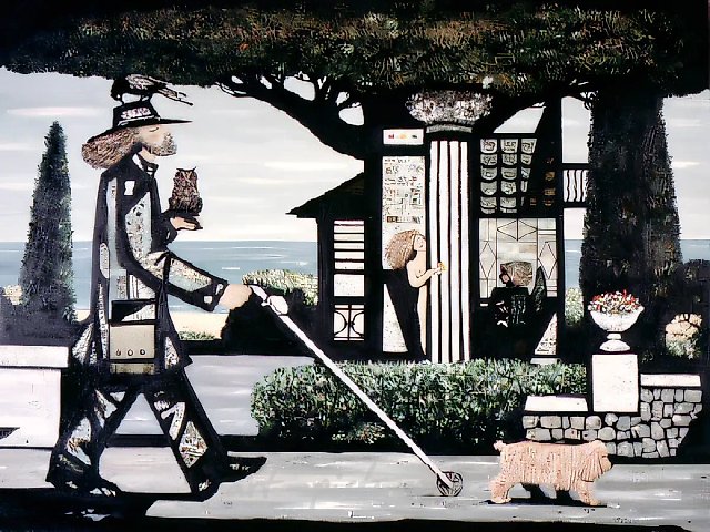 Слепой странник, 1992, холст, масло, 130х160