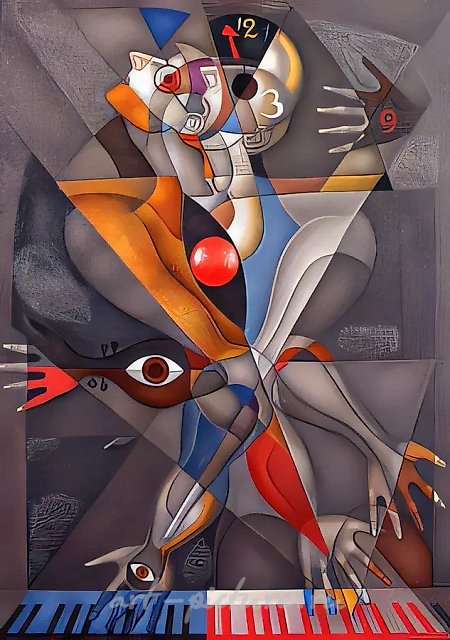 Концерт, 1992, холст, масло, 100х73