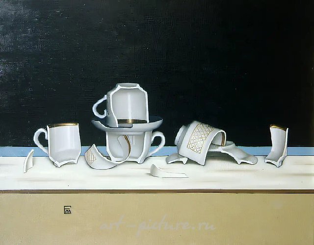 Disintegration IV, 1993, canvas, oil, 88x100
