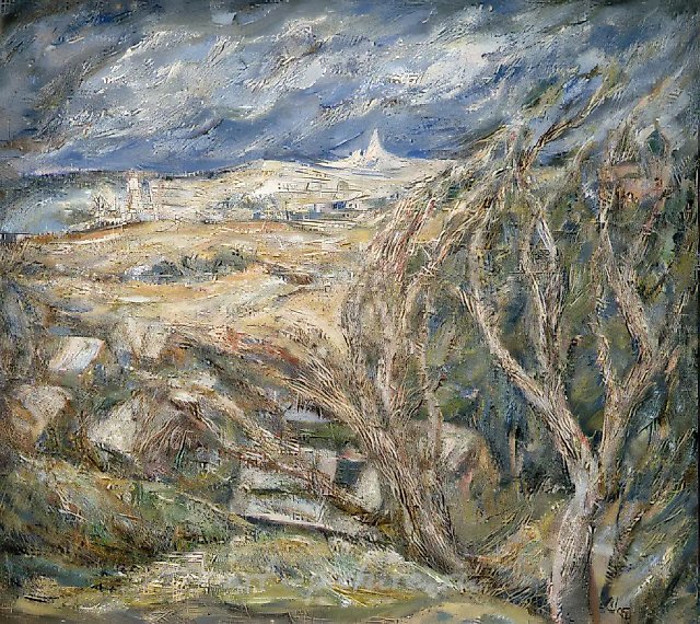 Переславль-Залесский, 1975, холст, масло, 90х100. Собственность автора
