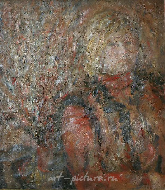 Автопортрет, 1974, холст, масло, 80х65. Собственность автора