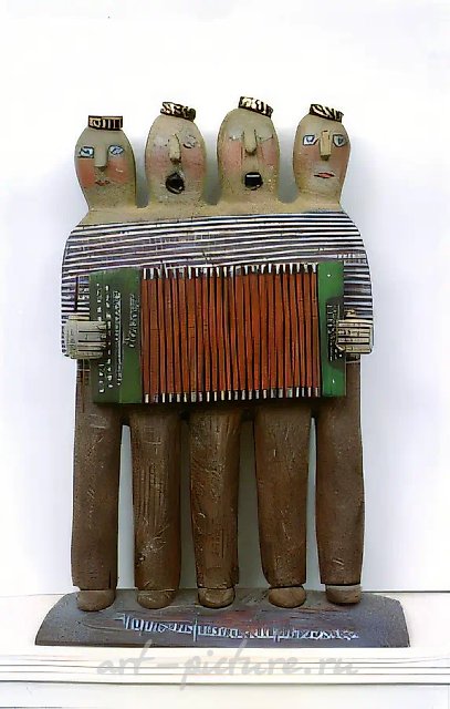Лирическое Чёрное море, 1994, дерево, масло, 53х37х14. Собственность автора
