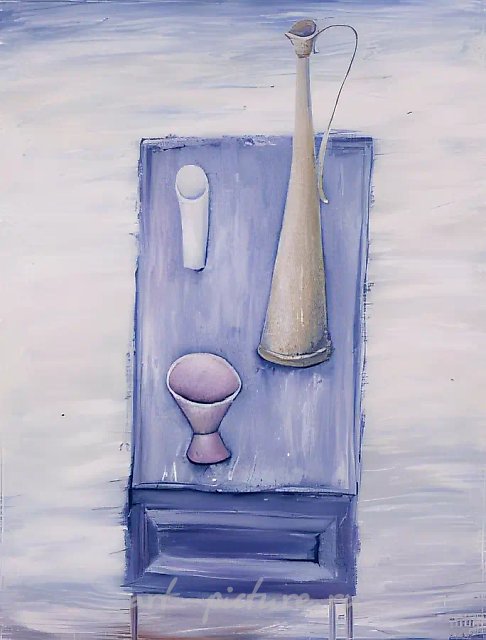 Натюрморт с кувшином, 1991, холст, масло, 100х75. Собственность автора