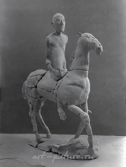 Всадник, 1994, бронза, 160х130х45 Собственность автора