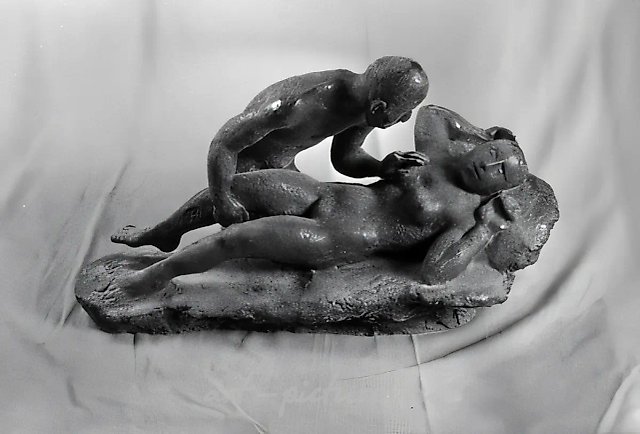 Любовники, 1994, бронза, 70х40х15 Собственность автора