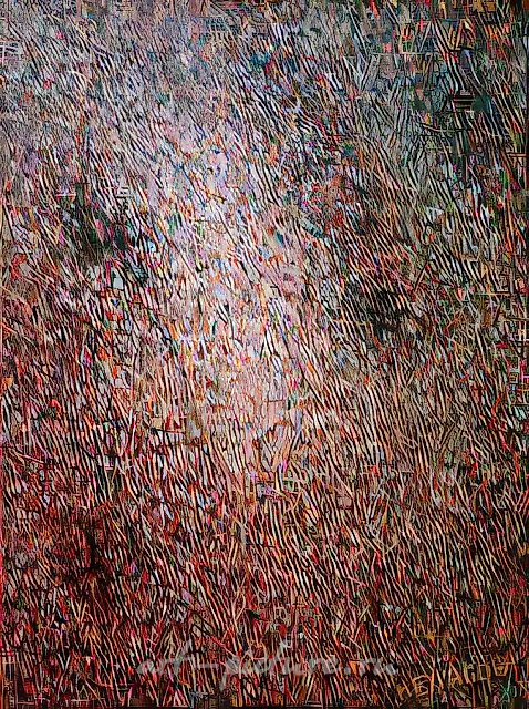 Коричневый дождь, 1985, холст, масло, 50х30 Собственность автора
