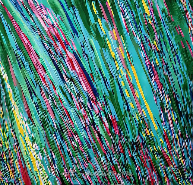 Майский дождь, 1993, холст, масло, 60х60 Собственность автора