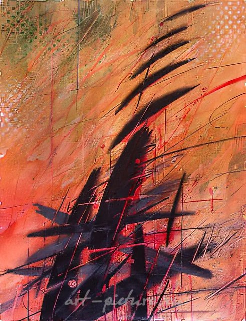 Из серии "Жест", 1991, бумага, см. техника, 62х50 Собственность автора