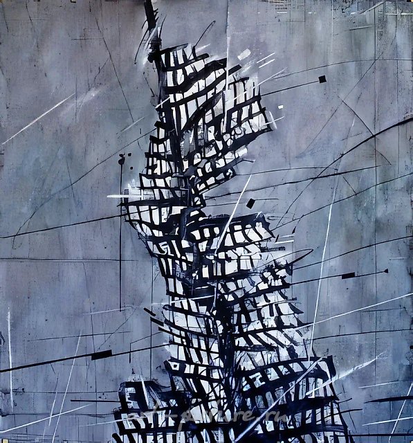 Сюита "Фигуры", 1991, бумага, см. техника, 94х87 Собственность автора