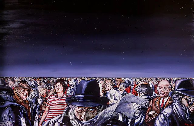 Горизонт, 1986, холст, масло, 79х120,5 Музей П.Людвига. Кельн. Германия.
