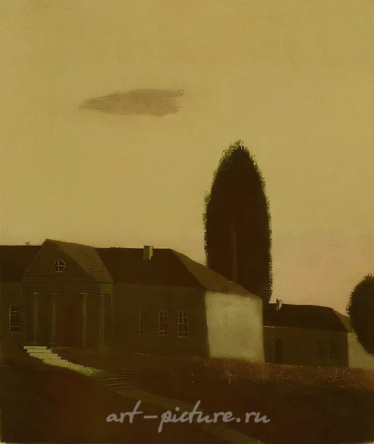 庄园，1993年，彩色水印蚀刻，36x48。作者所有。