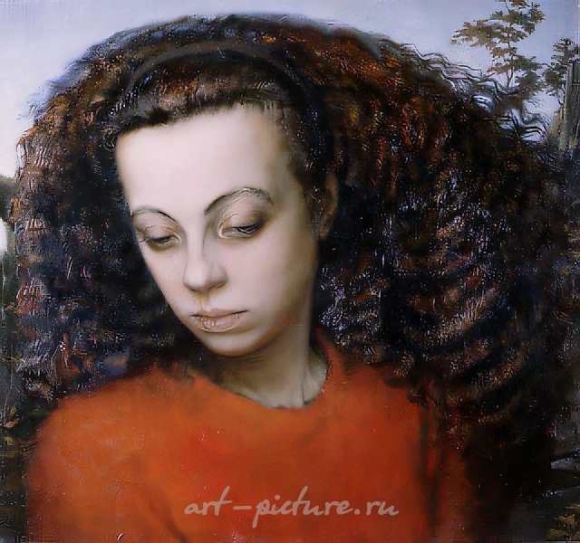 Вечер, 1995, холст, масло, 48х53. Собственность автора
