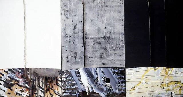 "...между ничем и всем" (триптих), 1992, холст, масло, темпера, (185х130)х3 Государственная Третьяковская галерея.Москва.