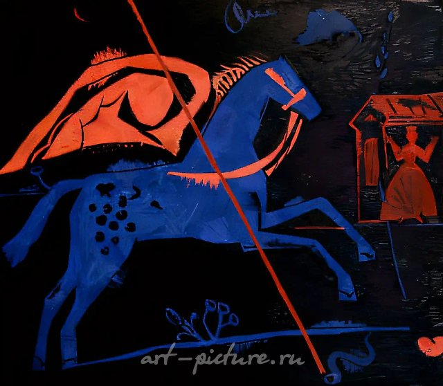 Знамение, 1993, холст, масло, 90 х 100 см Собственность автора