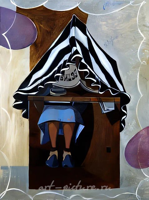 Houte couture, 1995, холст, масло, 90 х 70 см Собственность автора