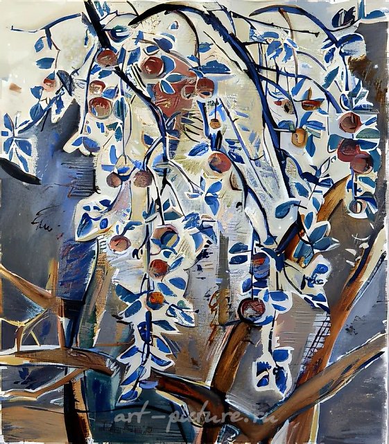 Яблоки, 1995, холст, масло, 50 х 45 см Собственность автора