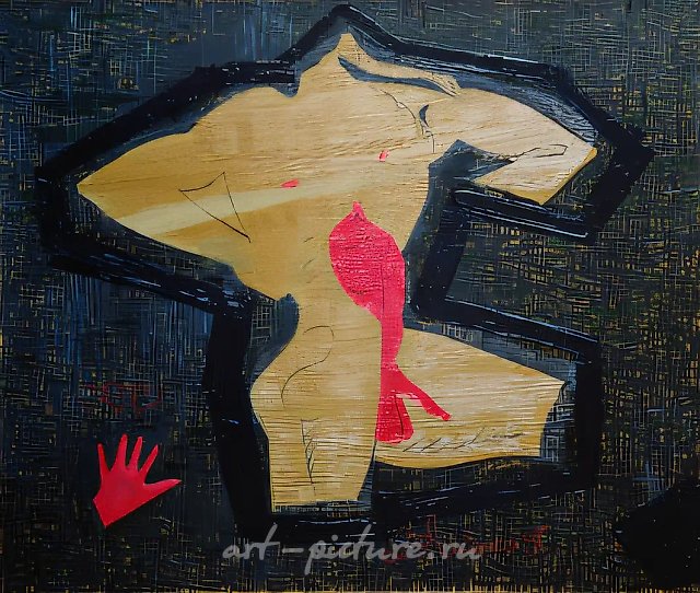 Этрусский танец, 1997, холст, масло, 93 х 110