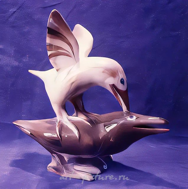 Материнство, 1987, шамот, 38х40х18. Собственность автора