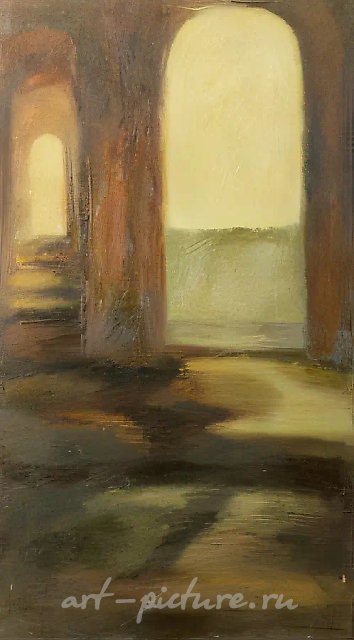 Арки, 1977, холст, масло, 86х48. Собственность автора