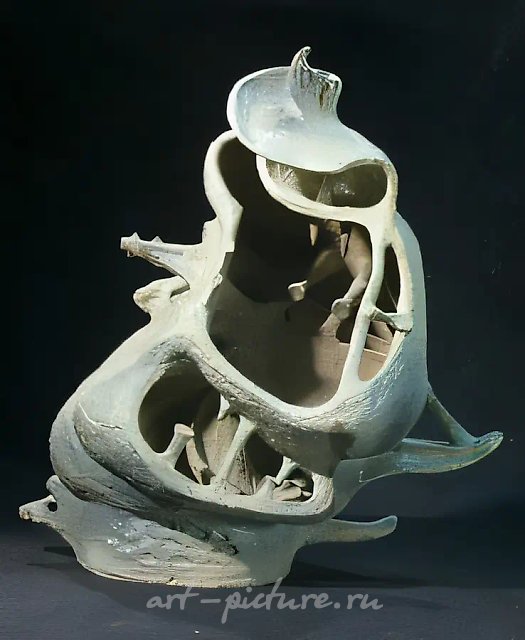 Winter, 1985, ceramics, 45x42 Author`s property