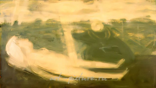 Даная, 1994, холст, масло, 80х180 Собственность автора