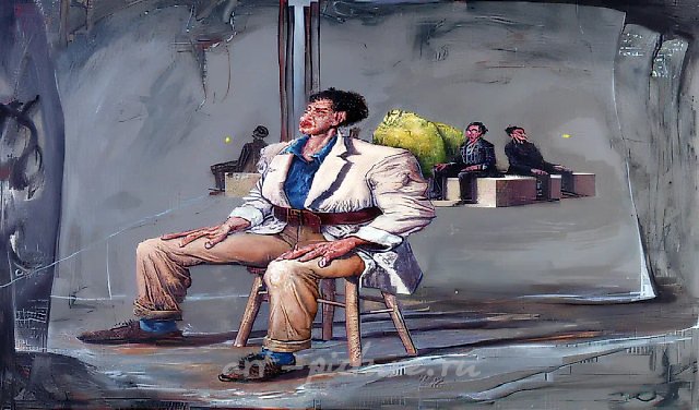 Воспоминания, 1992, холст, масло, 97х162