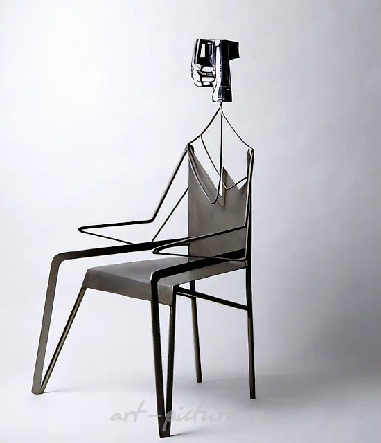 Back Seat Betty, 1993, сталь и алюминий, 75х165х75