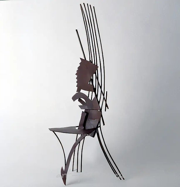 Bye-Bye Black Bird, 1993, сталь, 100х185х75