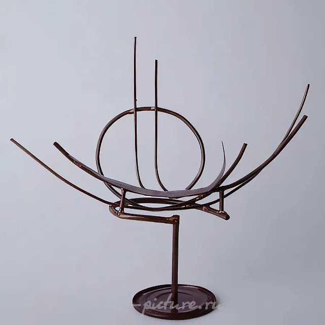 Мили и мили, 1994, сталь, 180х170х65