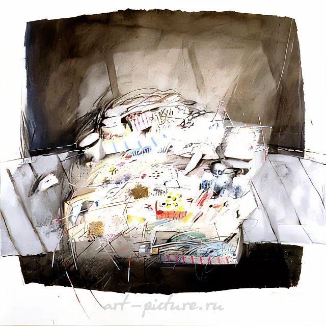 索菲的珠宝，1992年，纸张，混合技法，123×120