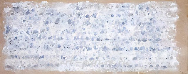 Пемза 24 августа 1994 года, 1994, акрил, холст, графит, 80х207