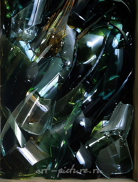 Box III, 1995, oil, wood, glass, mixed technique, 44.5x30x87 cm. Private collection, Washington, USA