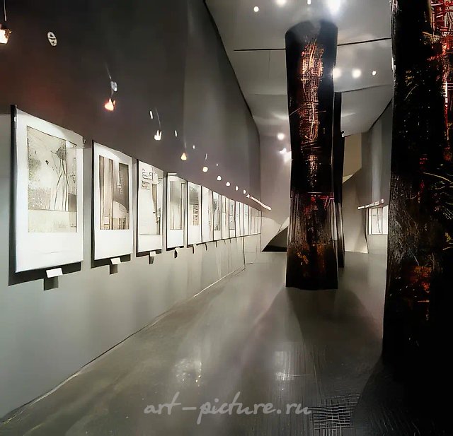 Fantasy vs. Utopia. Фрагмент экспозиции в Palazzo dell`Arte. Милан, Италия, 1988,  ,