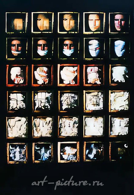 Изменение, 1979, Слайд, цветная печать, 200х150 см Собственность автора