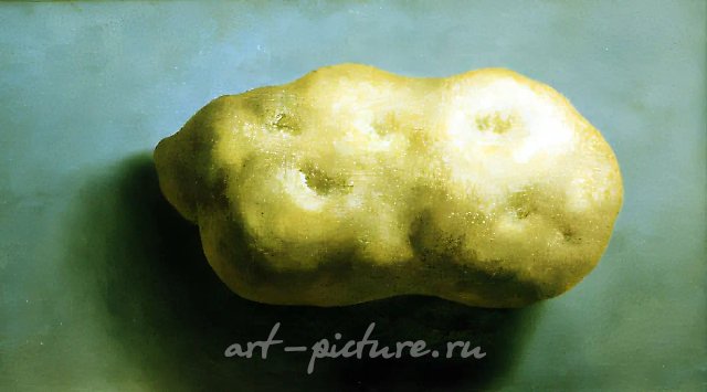 Rare Specimen, 1986, canvas, oil, 70x120. Nancy and Norton Dodge collection, USA