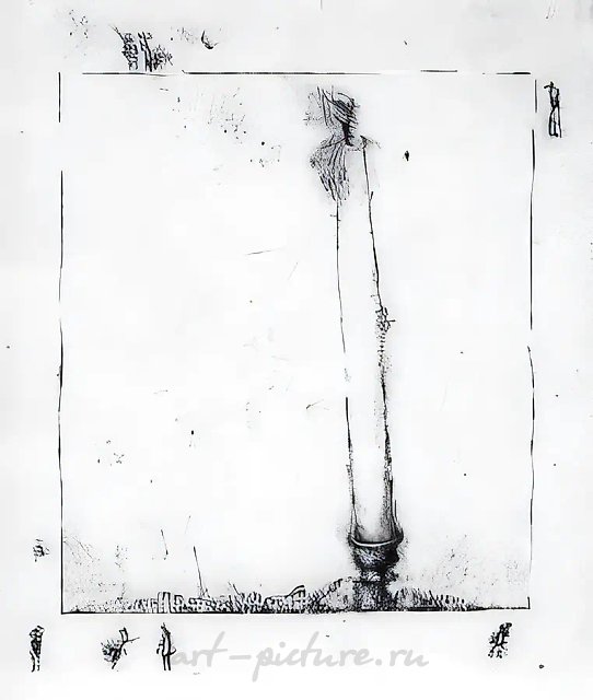Сюита "Белые ночи", 1970, Офорт, 24,5х23 см