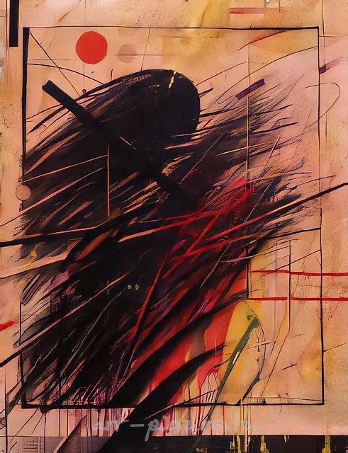 Из серии "Иконы", 1993, Бумага, смешанная техника, 62х49 см Собрание А.Сандретти, Милан, Италия