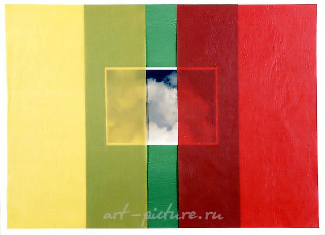 Из серии "Облака", 1988, Цв. фотография, цв. бумага, 30х39,5 см Собственность автора