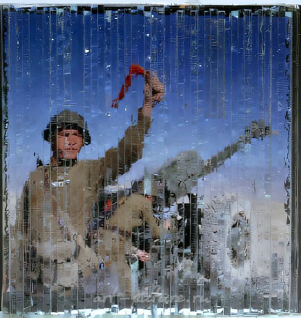 Залп, 1995, Цв. слайд, стекло, 30х39,5 см Собственность автора