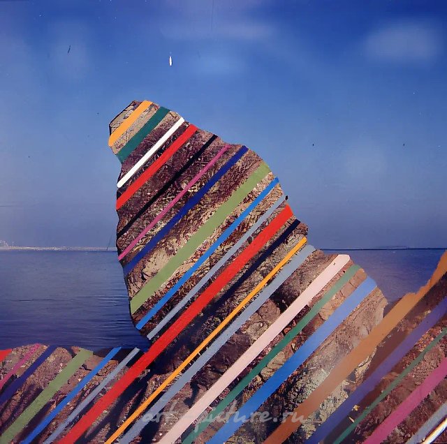 Артефакты. Из серии "DE LA NAPOULE", 1994, Цветной слайд, 6х6 см Собственность автора