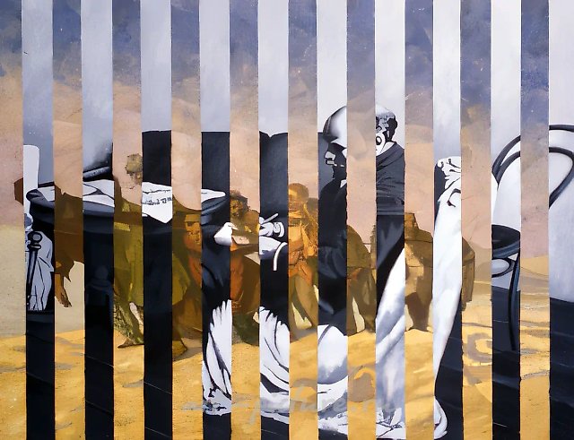 无题，1990年，布面油画，200×250厘米，J.-C. Tuilier 藏