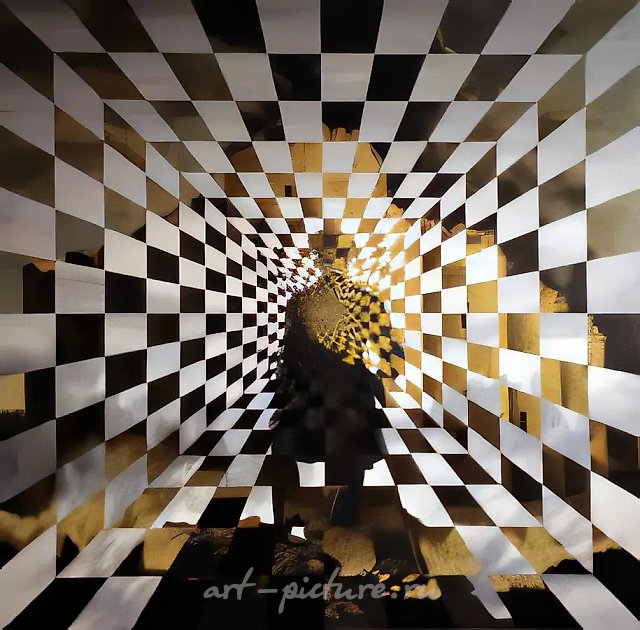 浪漫心跳，1995年，布面油画，200×200厘米，作者自藏