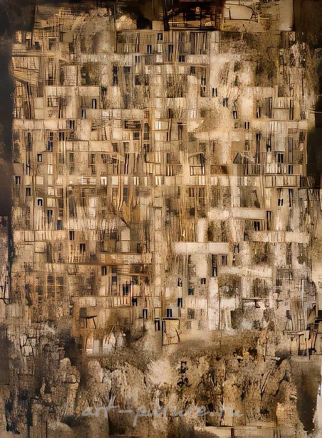 Слово, 1967, Холст, масло, тушь, коллаж, 201х150 см Государственная Третьяковская галерея, Москва