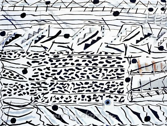 Из серии "Новое болото", 1990, Бумага, кисть, тушь, 50х65 см Собственность автора