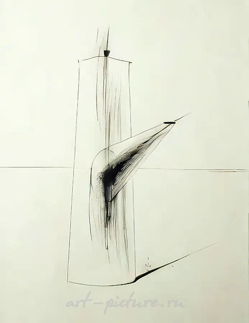 Чайник, 1991, Тушь, перо, 31,5х25 см Частное собрание, Москва