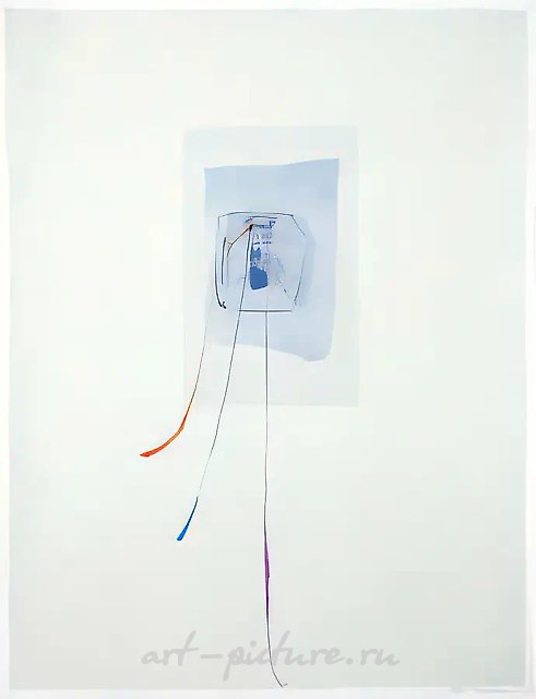 Цветные чернила, 1994, Шелкография, 73х57 см Тираж